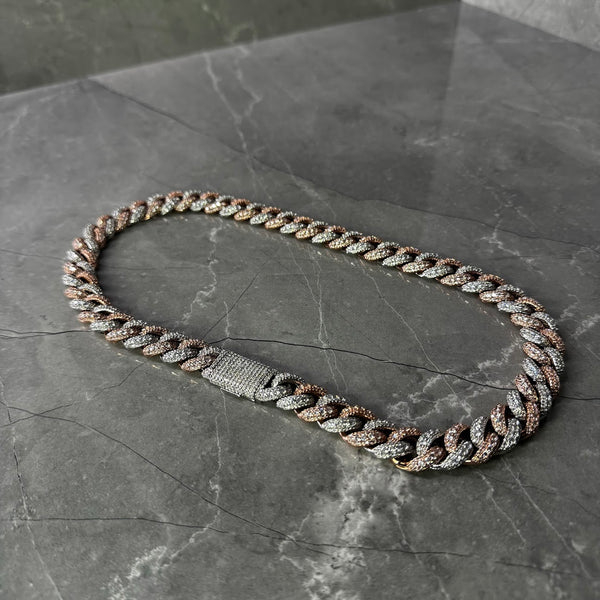 15mm Raised pointer cuban chain