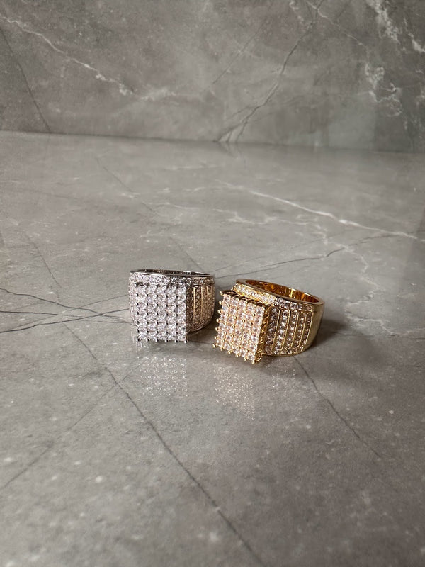 3D Square Pinky Ring